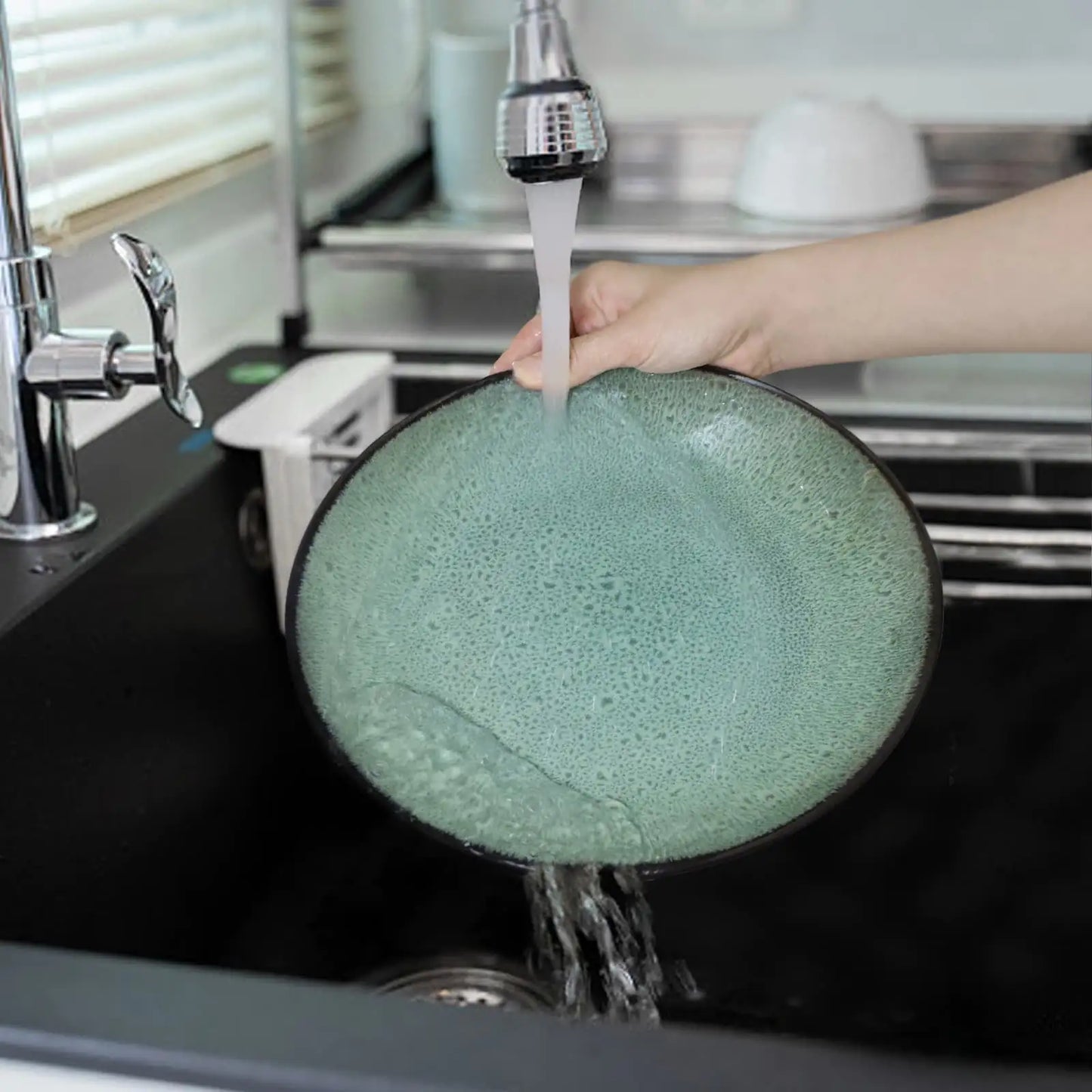 Eleganti piatti da pranzo in ceramica - Set completo di sei