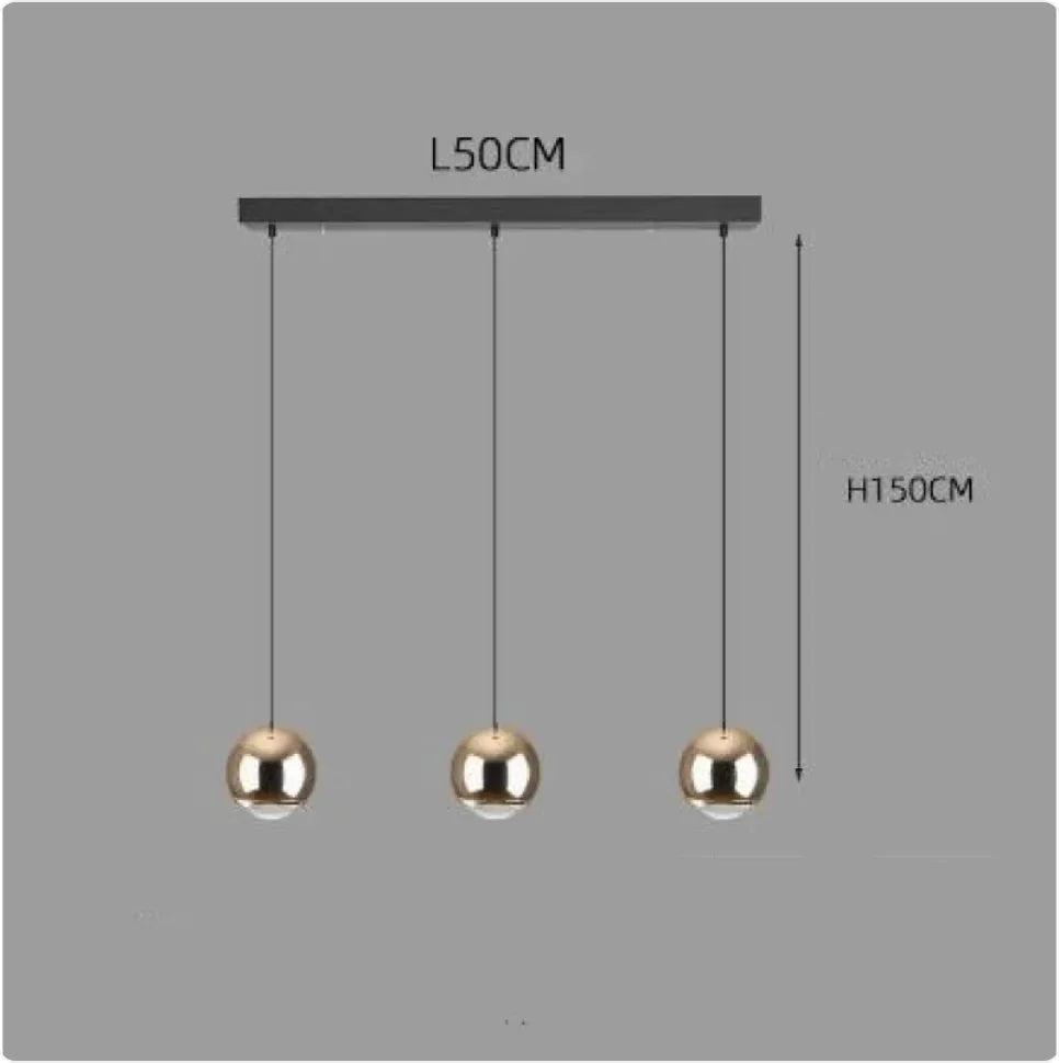 Lampadario a sospensione a sfera