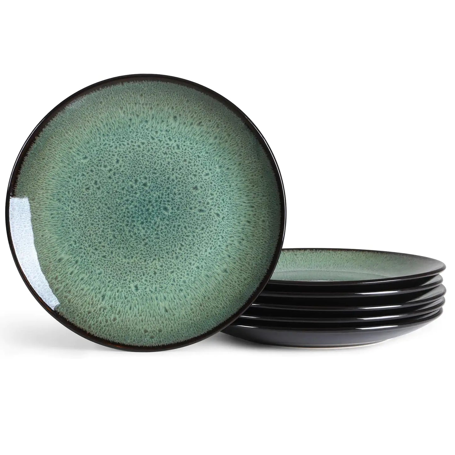 Eleganti piatti da pranzo in ceramica - Set completo di sei