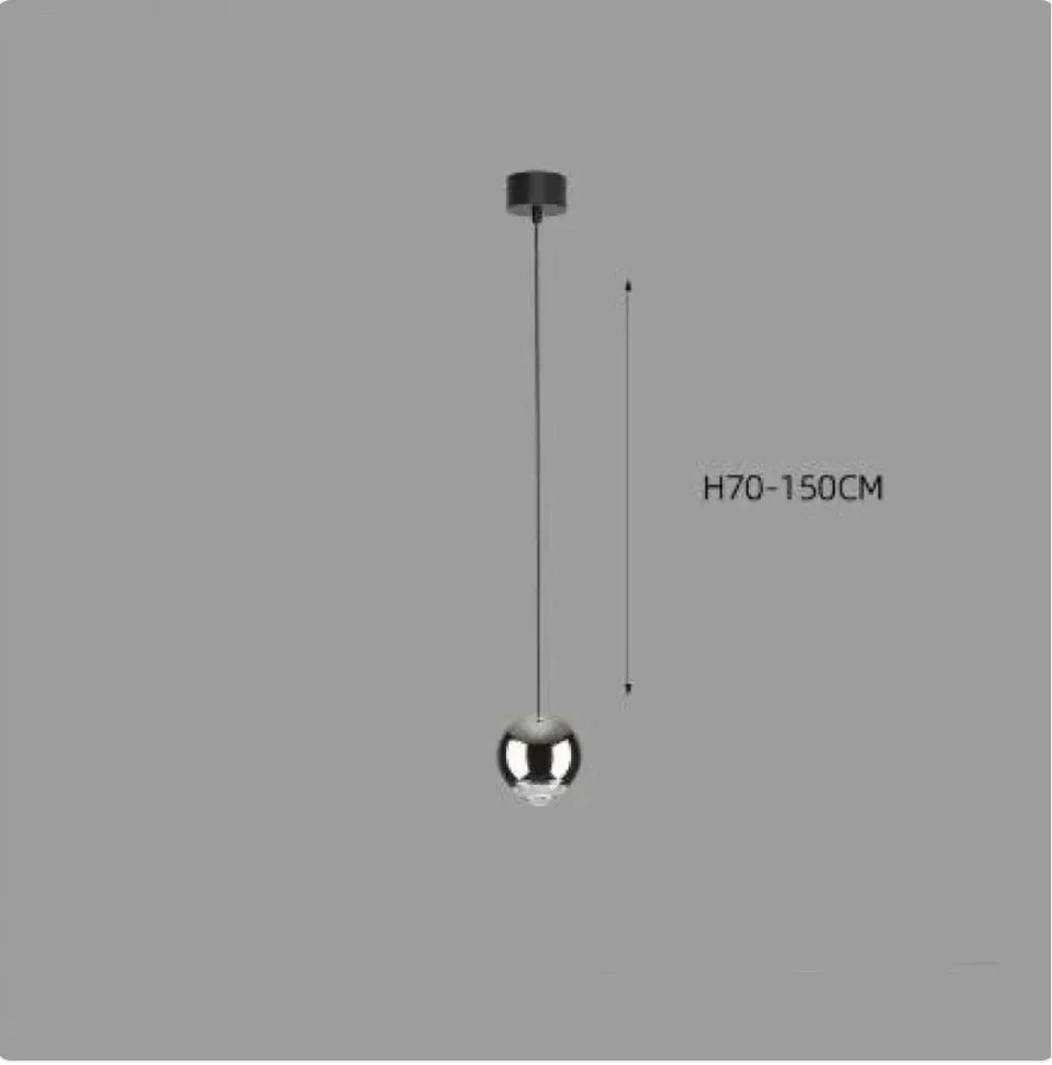 Lampadario a sospensione a sfera