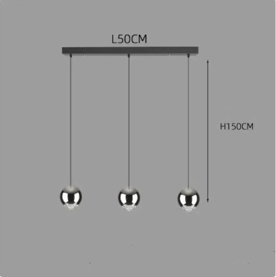 Lampadario a sospensione a sfera